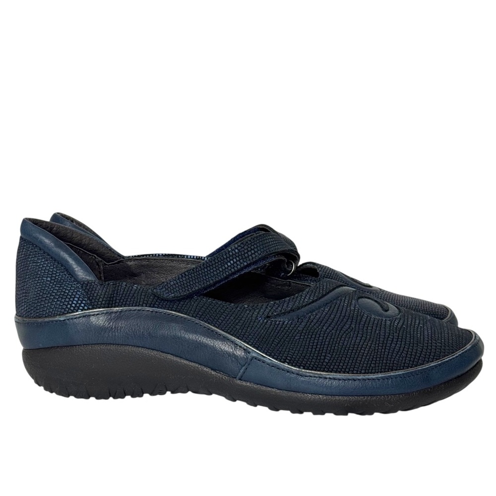 NWT Naot Matai Navy Blue Adjustable Mary Jane Flats Comfort Shoes Size 10-10.5 - Picture 5 of 16